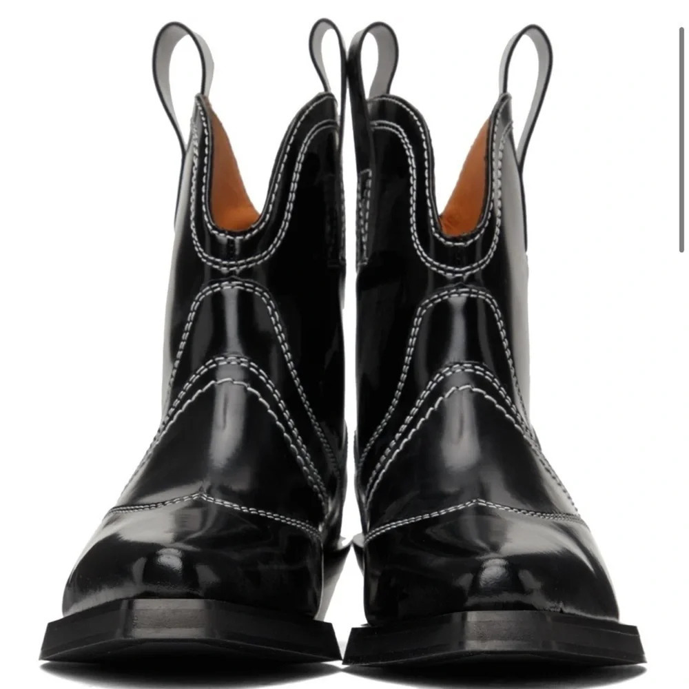 ganni western ankle boots - Picture 2 of 5